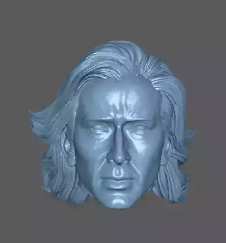 DC SUPERMAN NICOLAS CAGE THE FLASH HEADSCULPT 3D print model