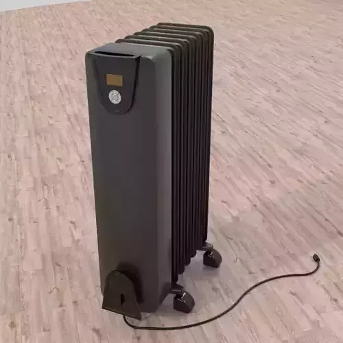 Radiant Oil Heater 3D model