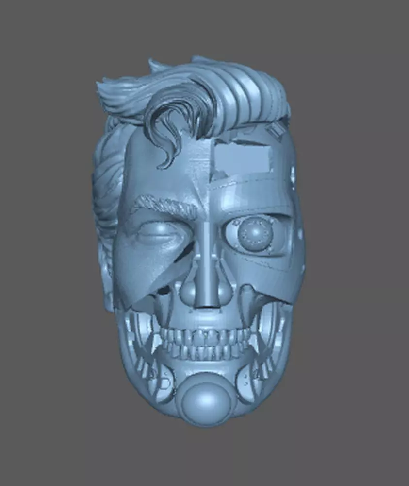 DC SUPERMAN CYBORG HEADSCULPT 3D print model_0