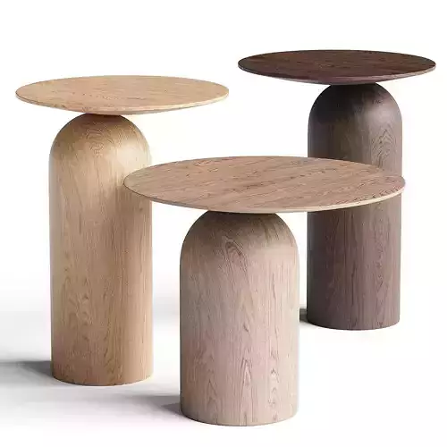 Side Table Disco by Basta Low-poly 3D model