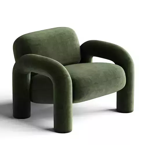 Bobo White ARIMCHAIR Low-poly 3D model