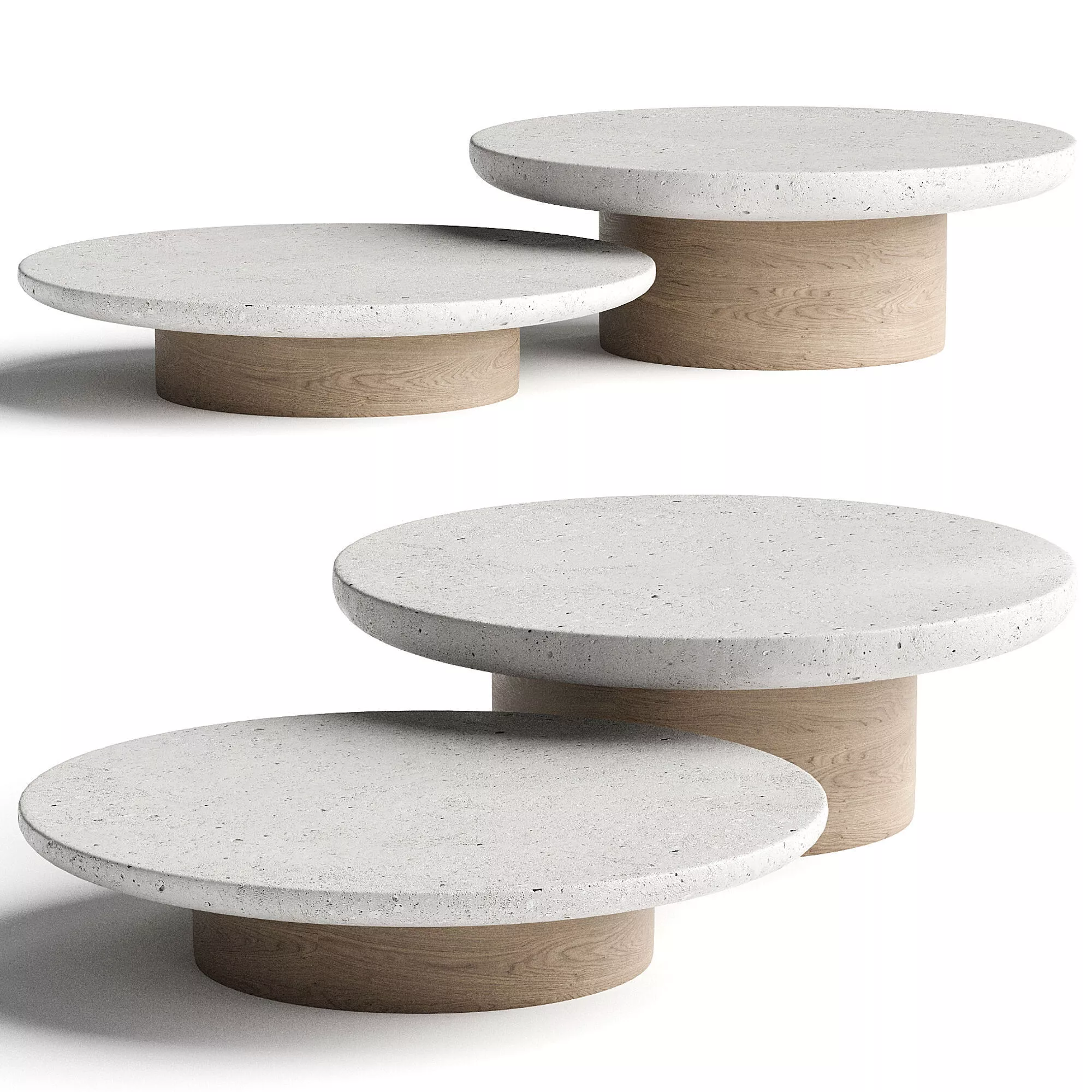 Collector Lessa Coffee Tables Low-poly 3D model