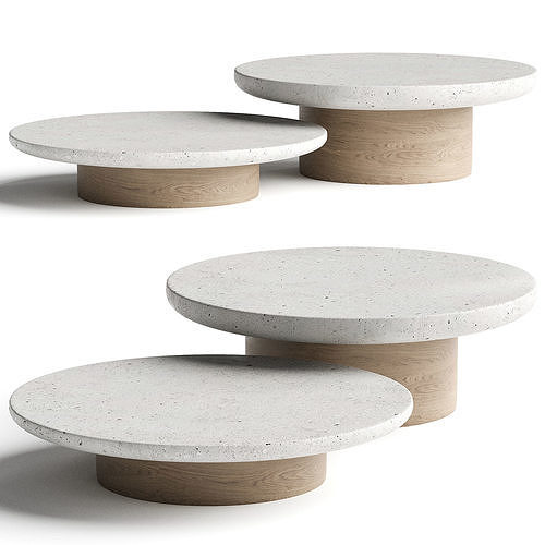 Collector Lessa Coffee Tables Low-poly 3D model