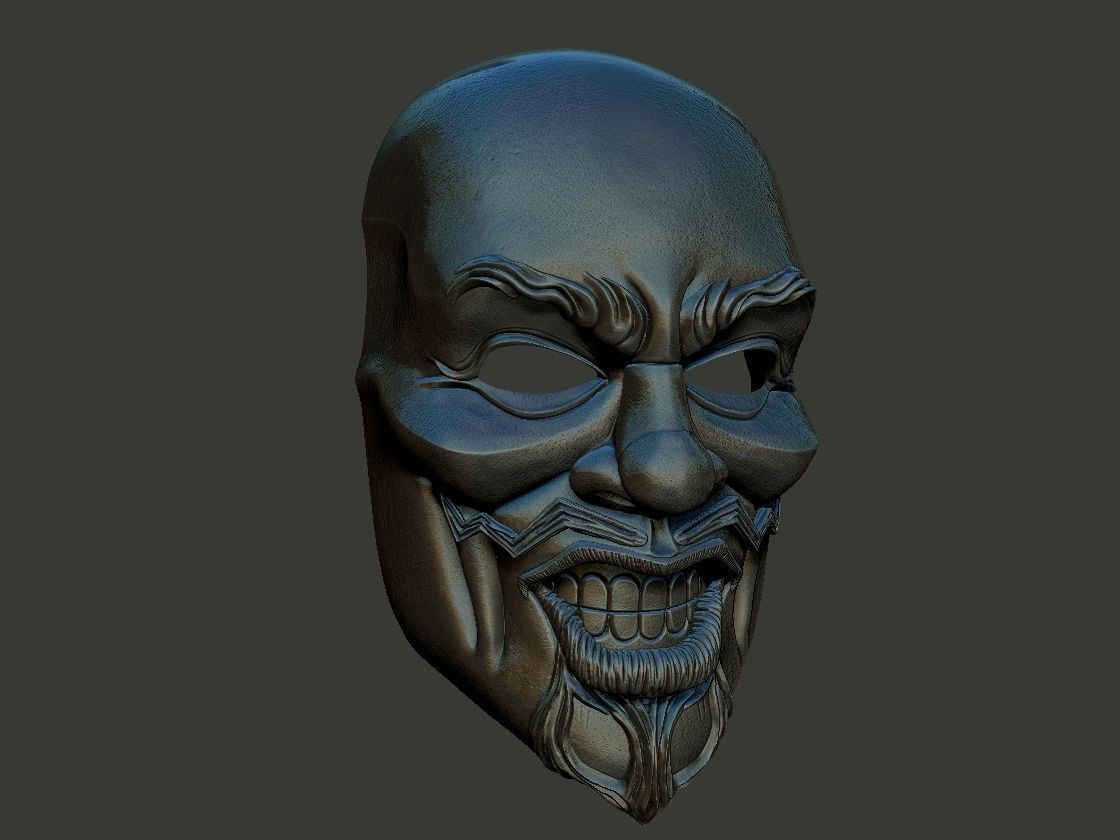 Uncle Howdy Bray Wyatt Mask WWE Superstar  3D model_2