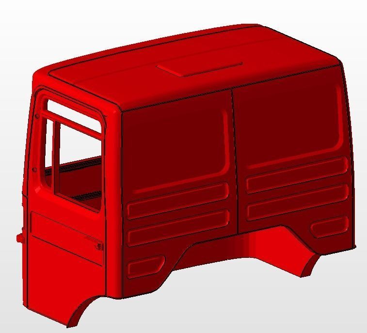 Roman Cereal Truck  3D print model_9