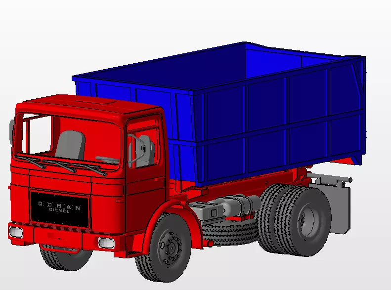 Roman Cereal Truck  3D print model_0