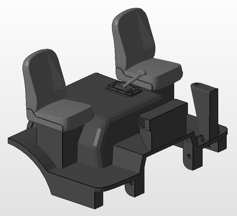 Roman Cereal Truck  3D print model_11