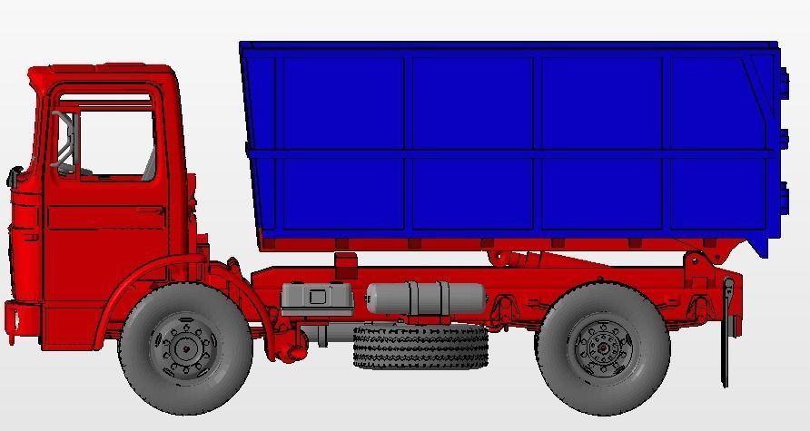 Roman Cereal Truck  3D print model_3
