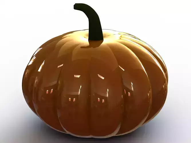 3D Art Surface Pumpkin