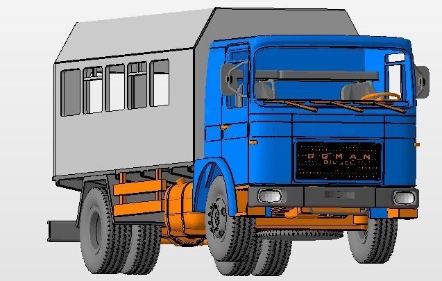 ROMAN Truck Atelier 3D print model_4