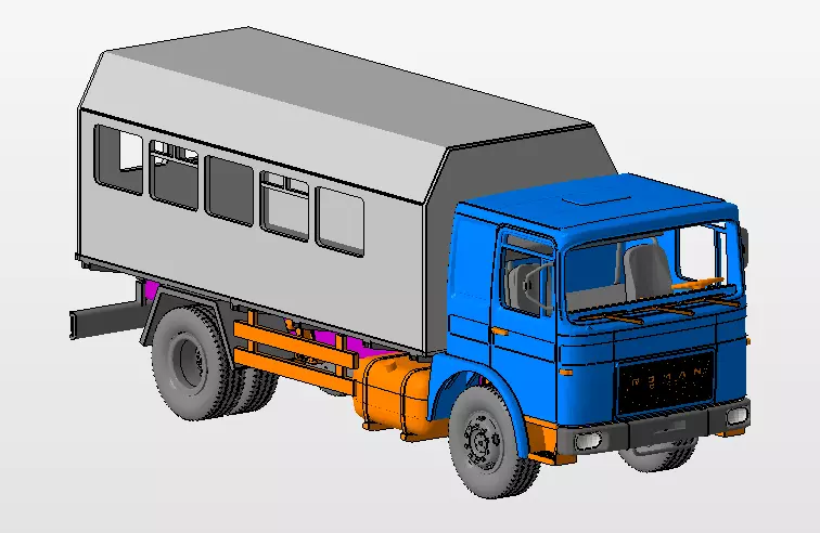 ROMAN Truck Atelier 3D print model_0