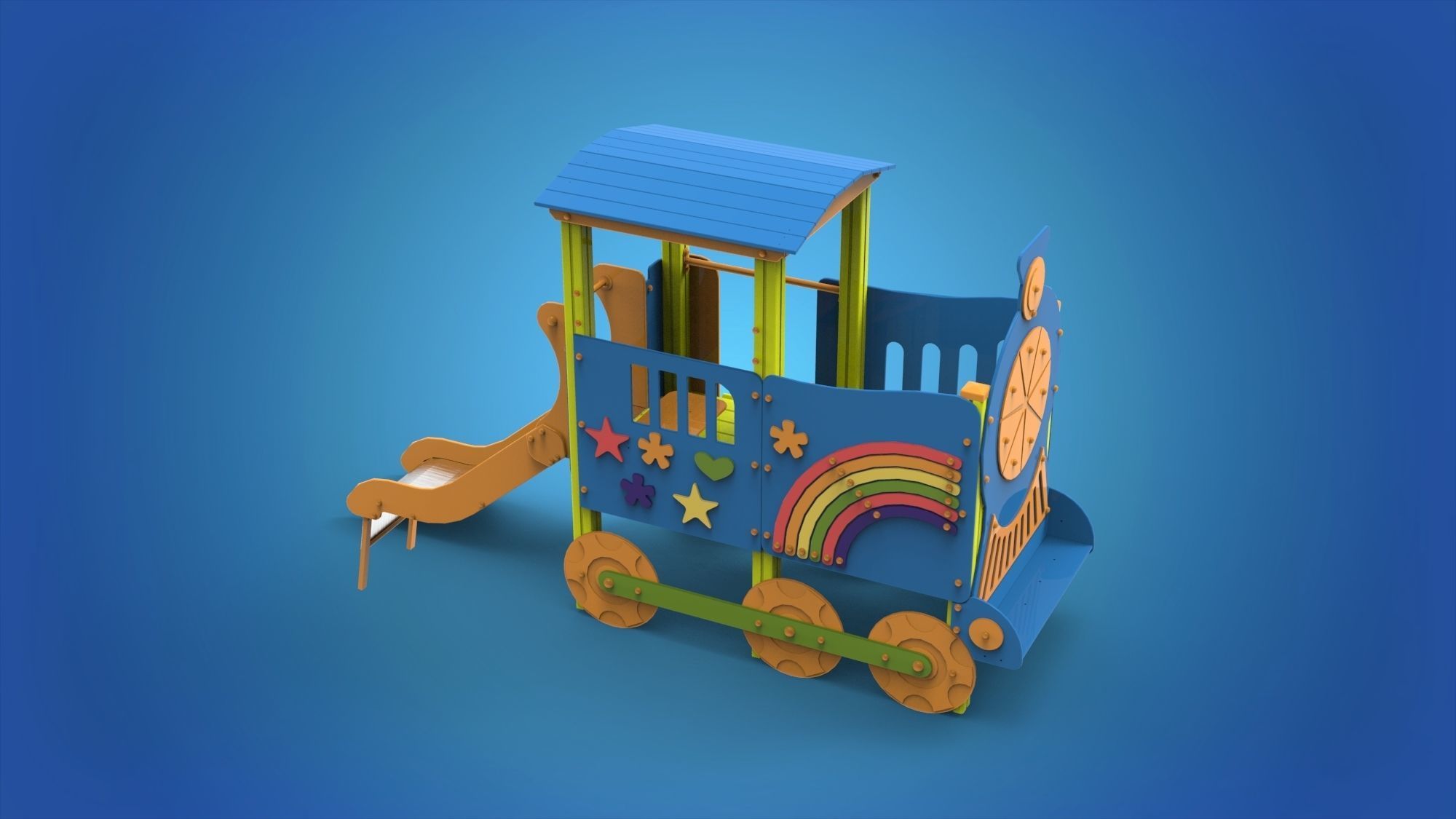 Playground for kids 3D model_10