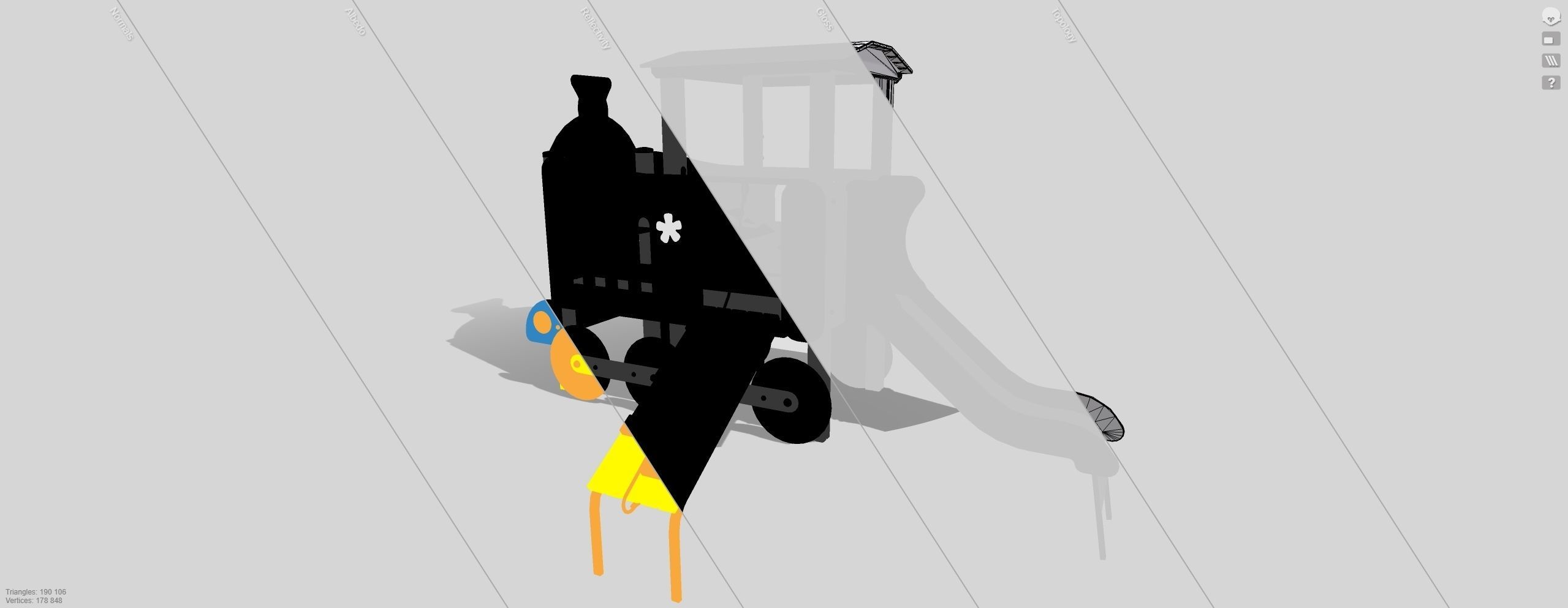 Playground for kids 3D model_14