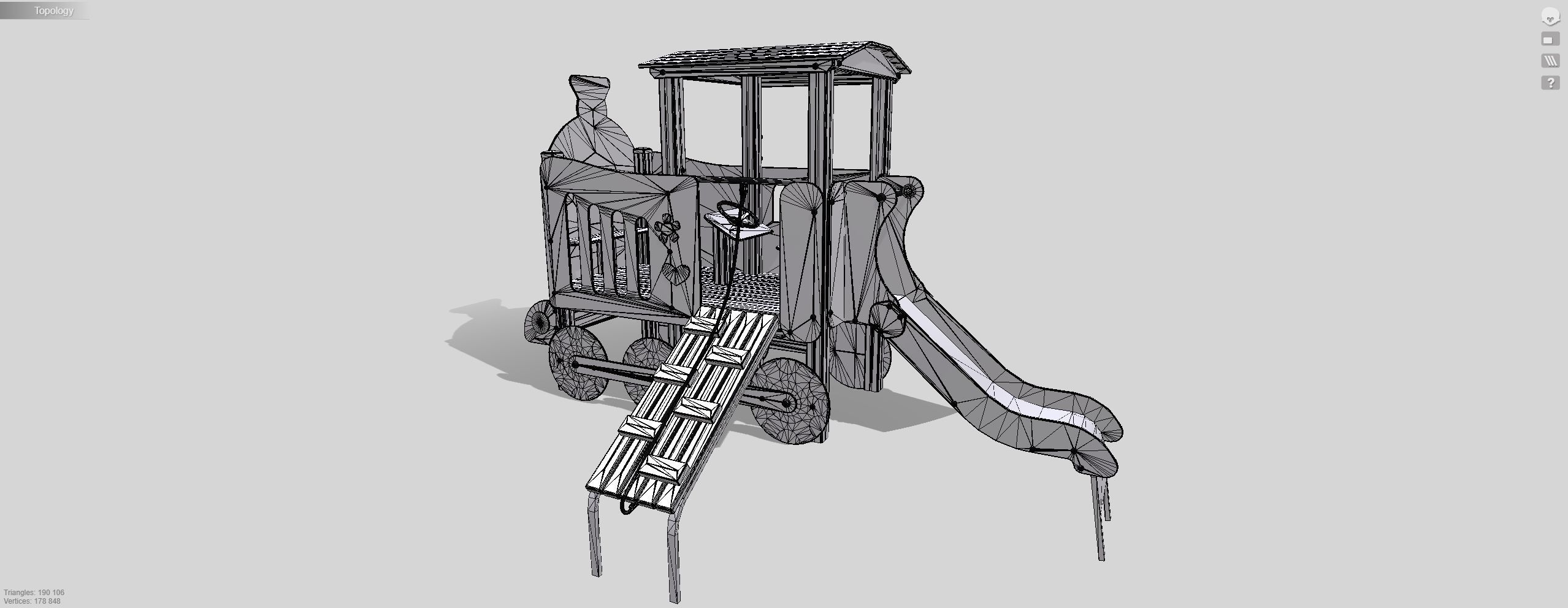 Playground for kids 3D model_13