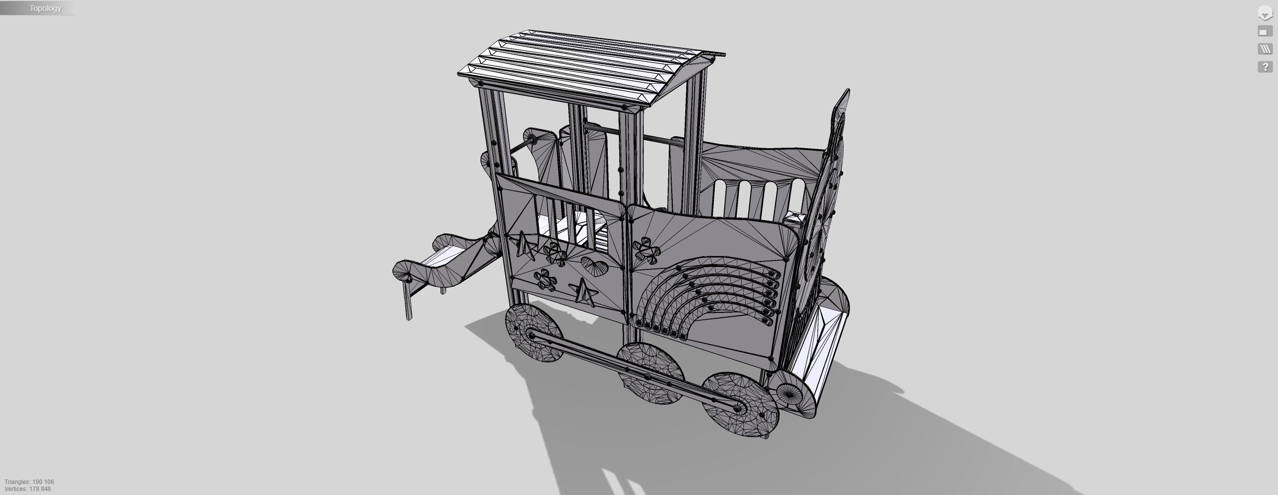 Playground for kids 3D model_12