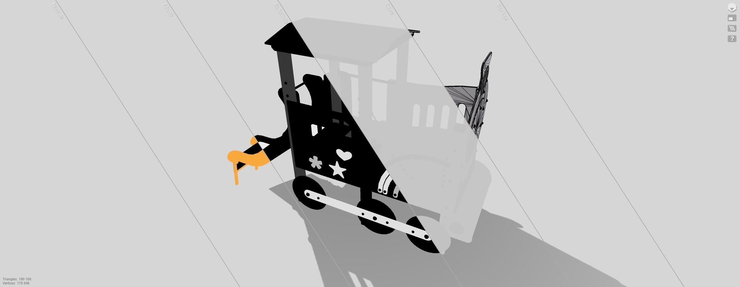 Playground for kids 3D model_15