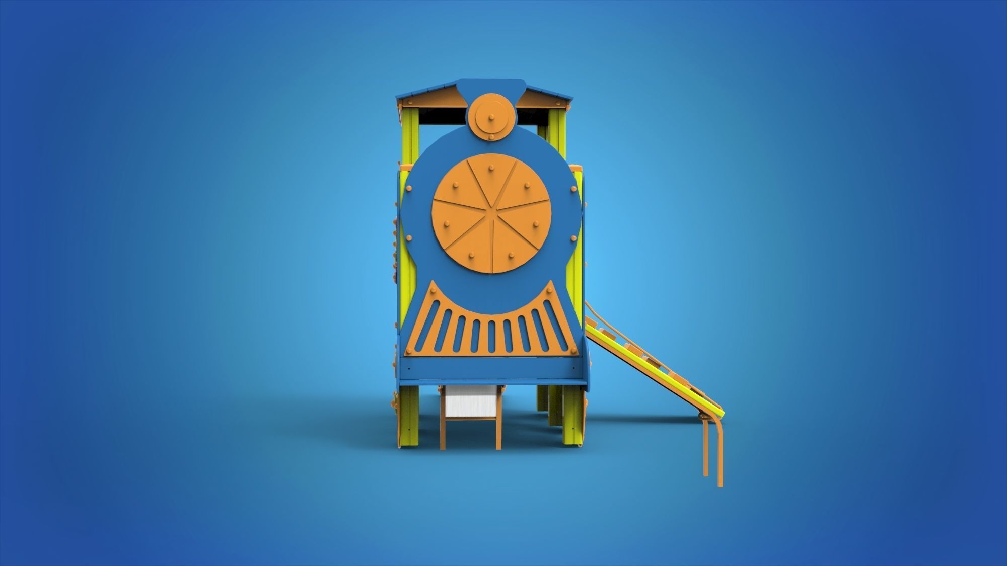 Playground for kids 3D model_9