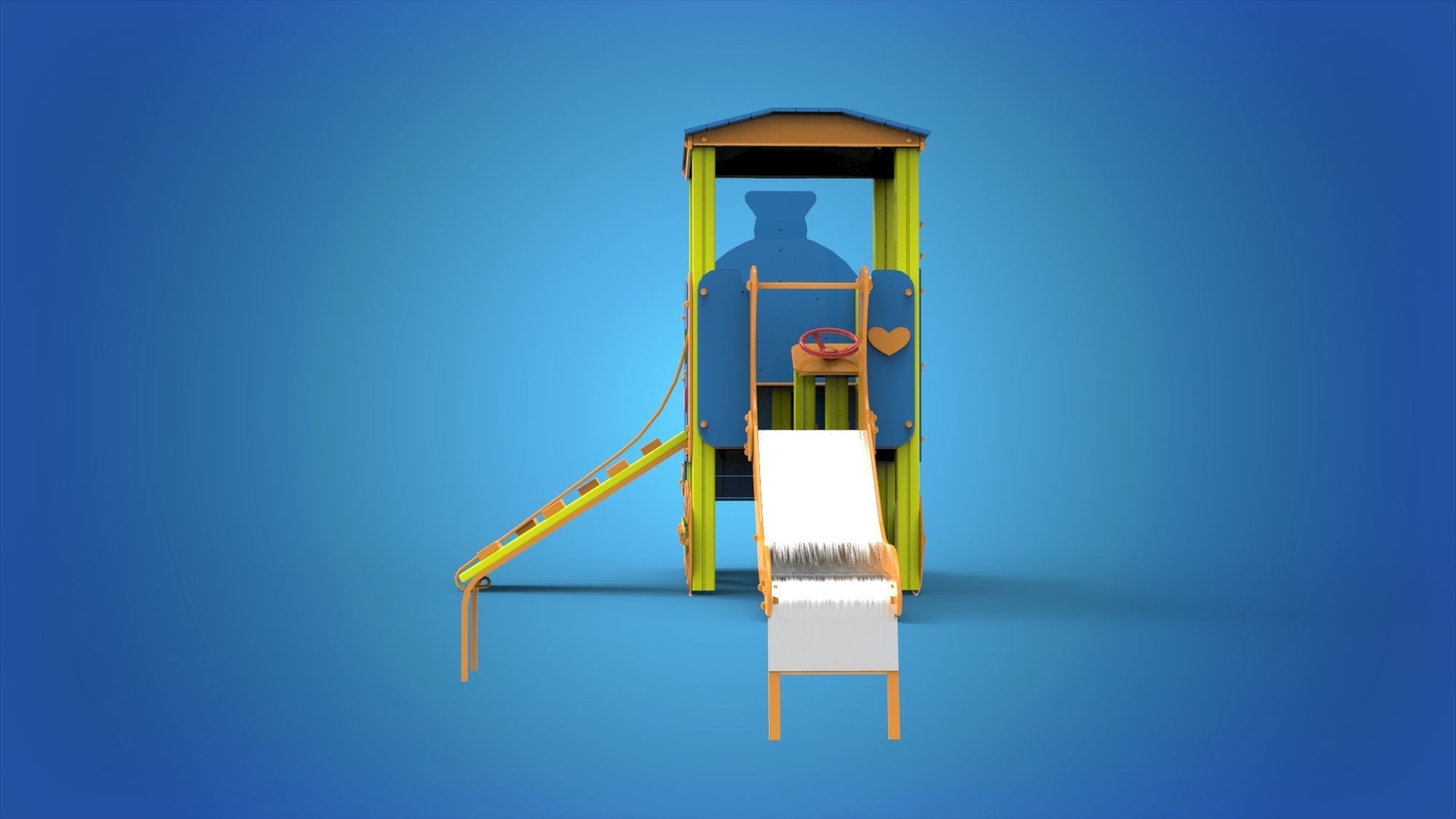 Playground for kids 3D model_11