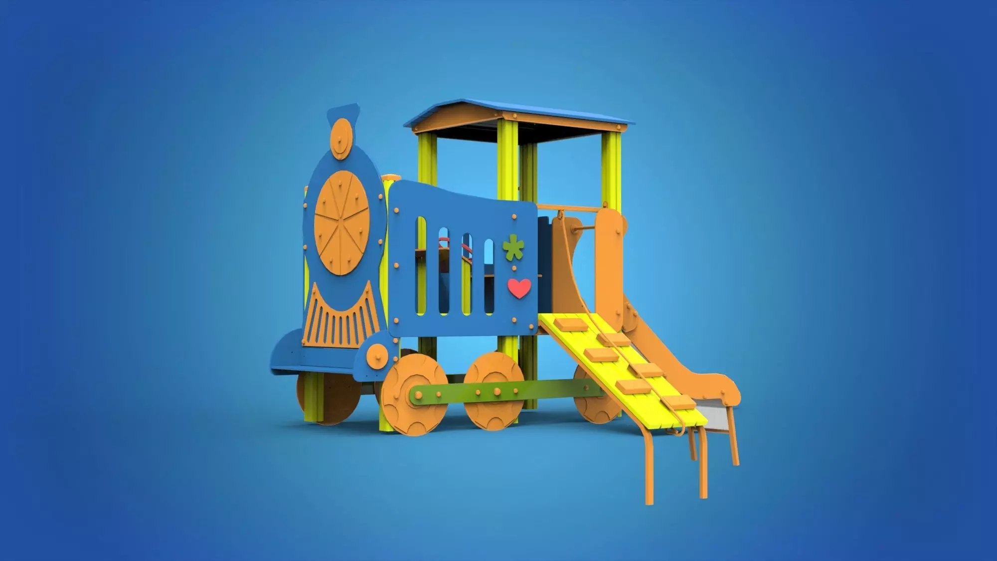 Playground for kids 3D model_0