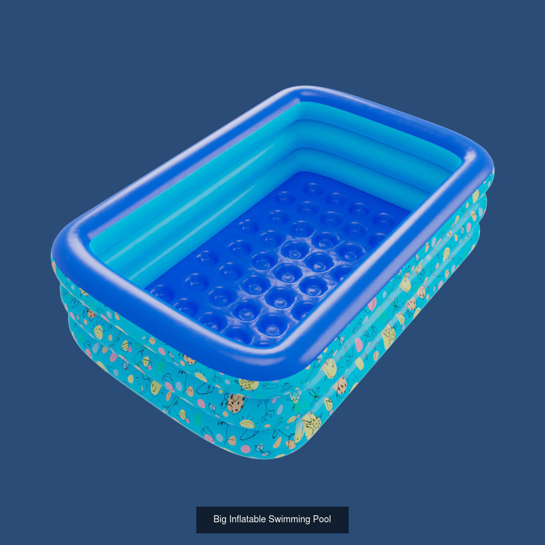 Inflatable Pack - Low Poly 3D Model Collection_6