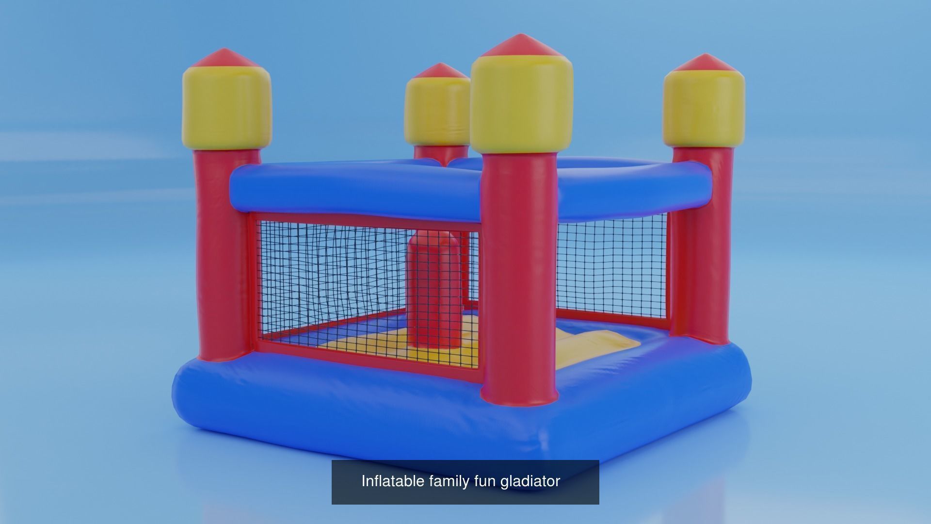 Inflatable Pack - Low Poly 3D Model Collection_3