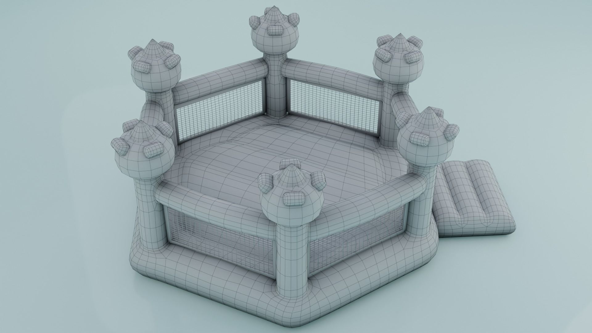 Inflatable Pack - Low Poly 3D Model Collection_26