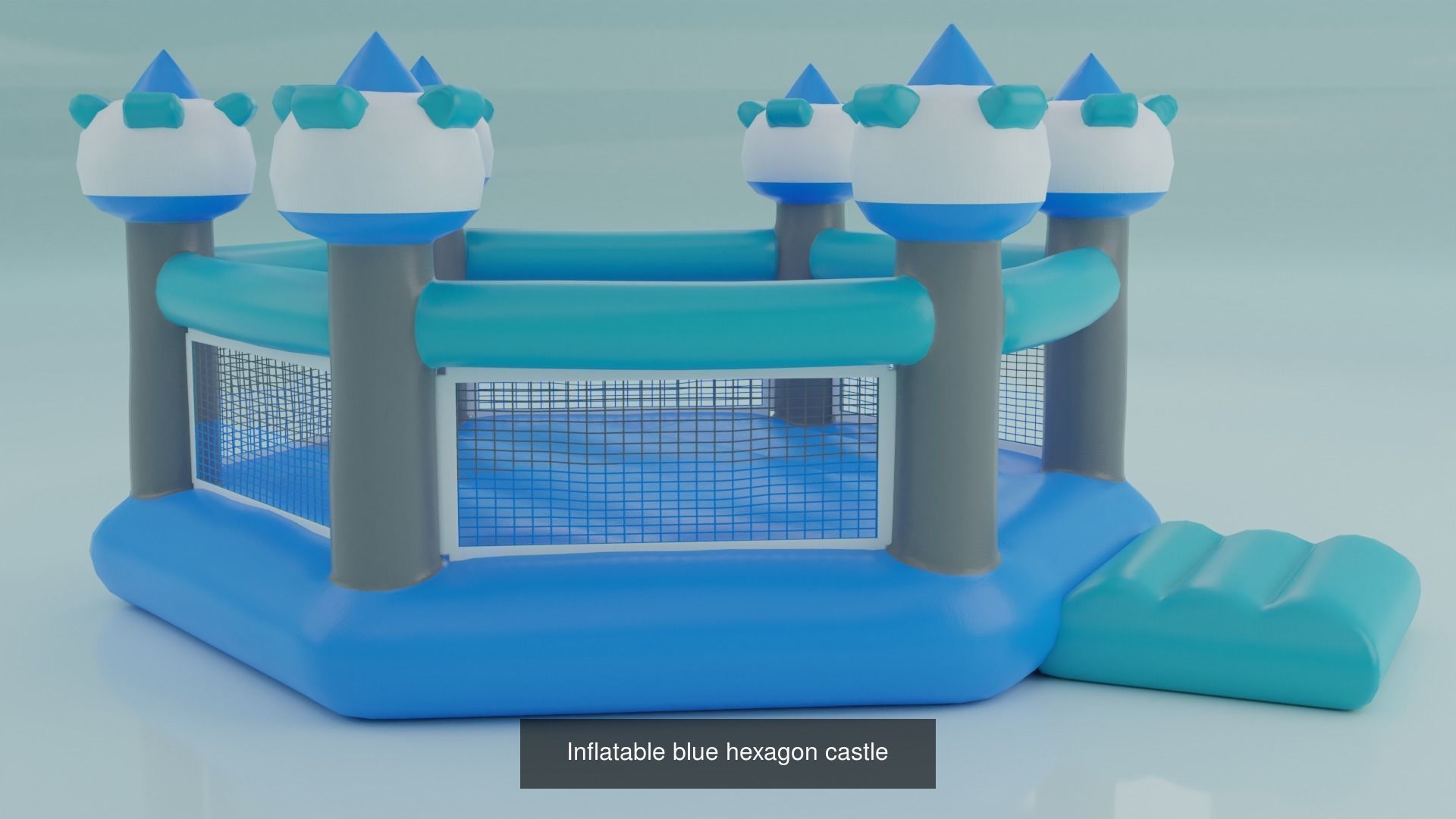 Inflatable Pack - Low Poly 3D Model Collection_4