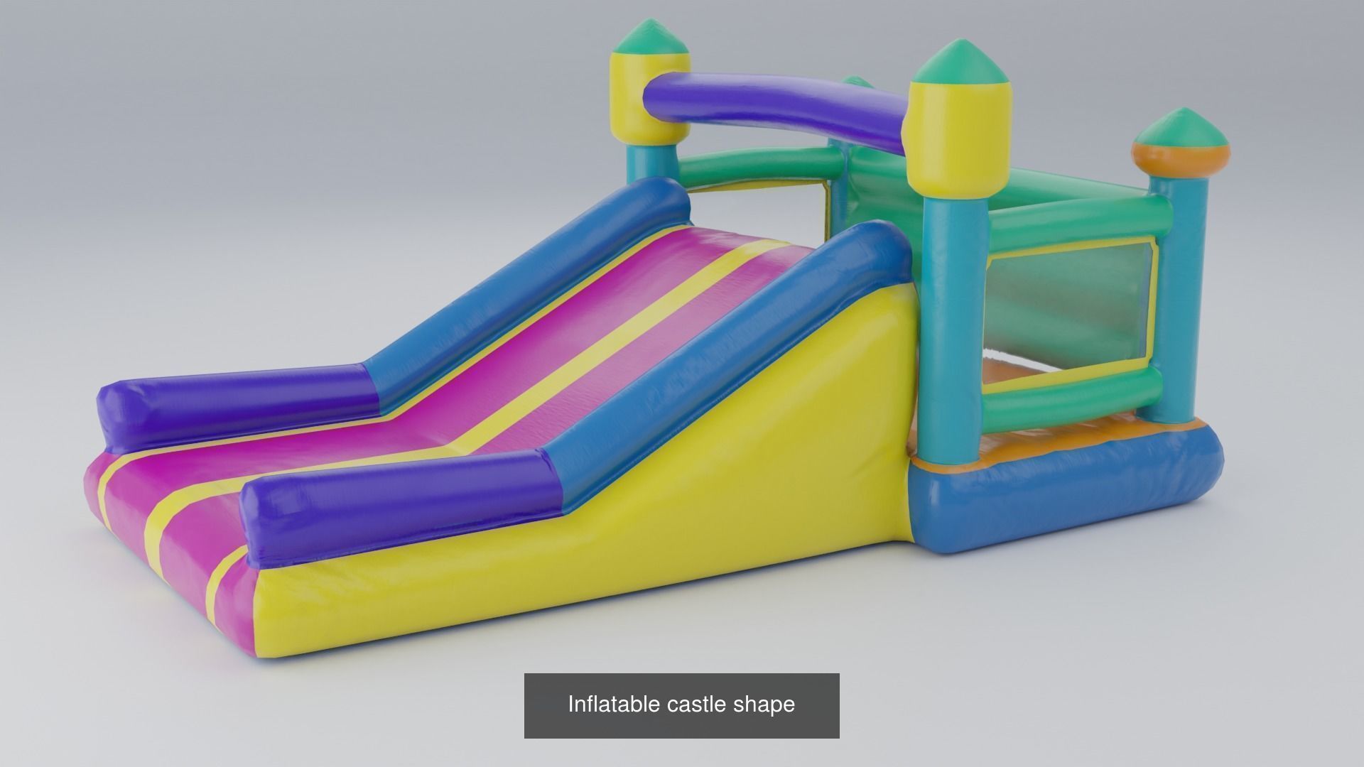 Inflatable Pack - Low Poly 3D Model Collection_2