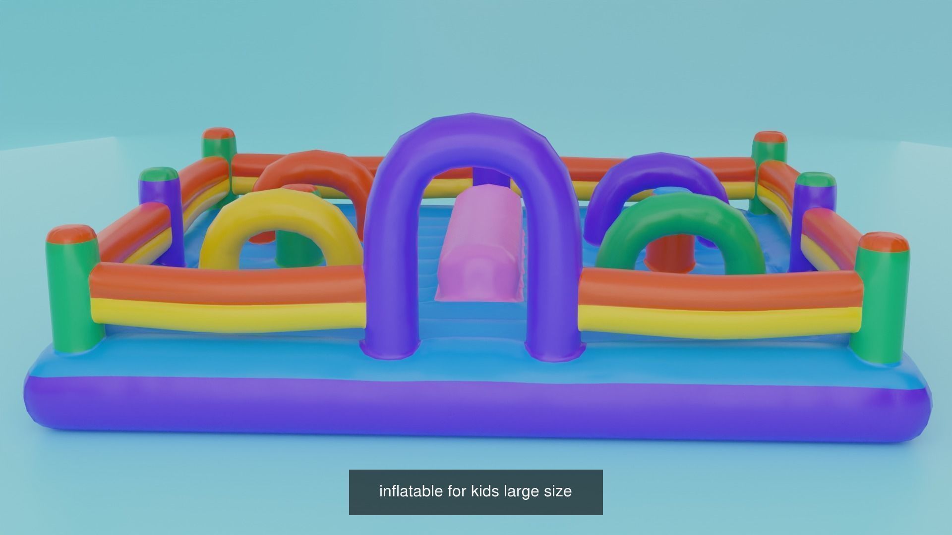 Inflatable Pack - Low Poly 3D Model Collection_5