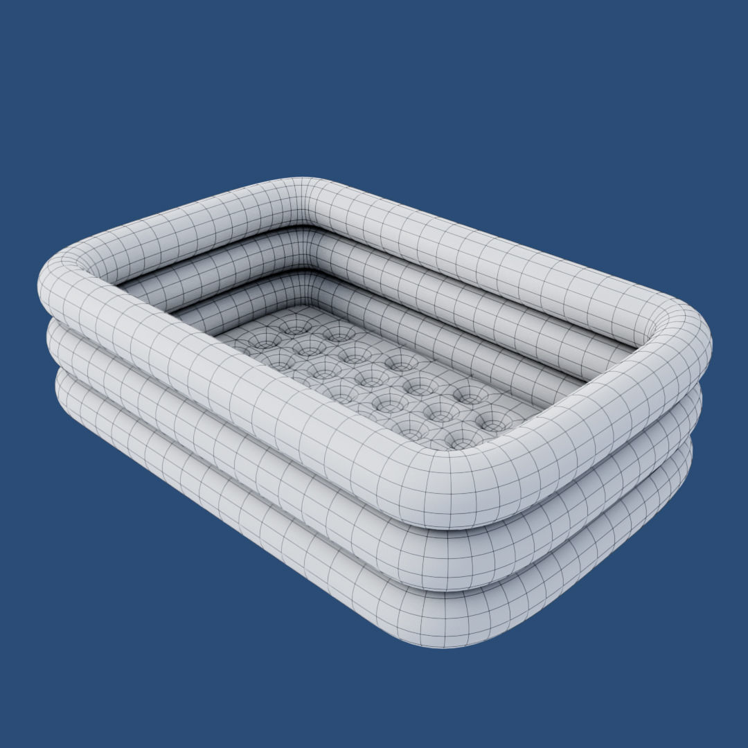 Inflatable Pack - Low Poly 3D Model Collection_38