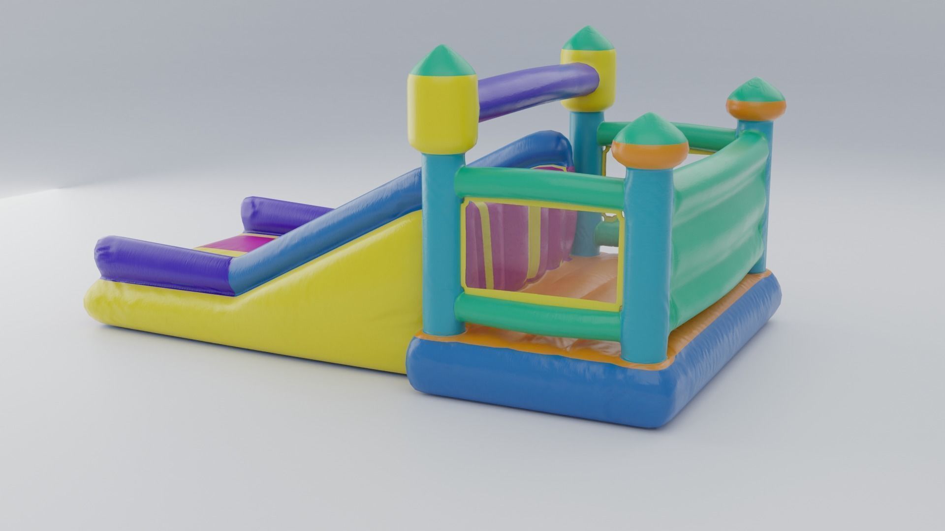 Inflatable Pack - Low Poly 3D Model Collection_17