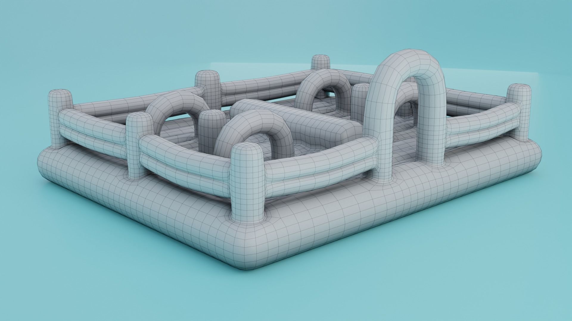 Inflatable Pack - Low Poly 3D Model Collection_33