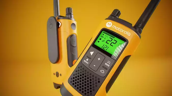Motorola Walkie-Talkie Talkabout T460 Free low-poly 3D model