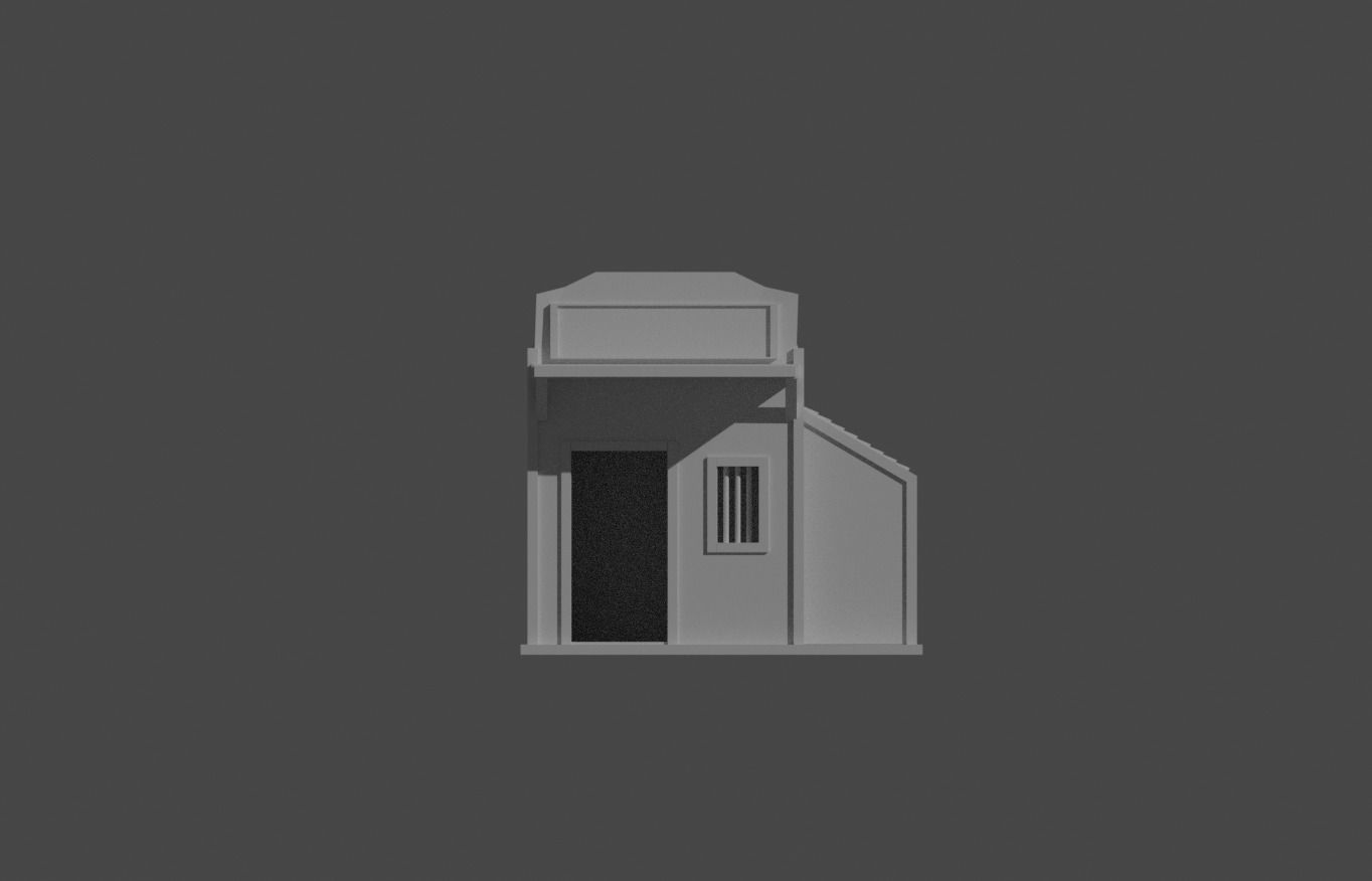 Wild West Jail 3D print model_1