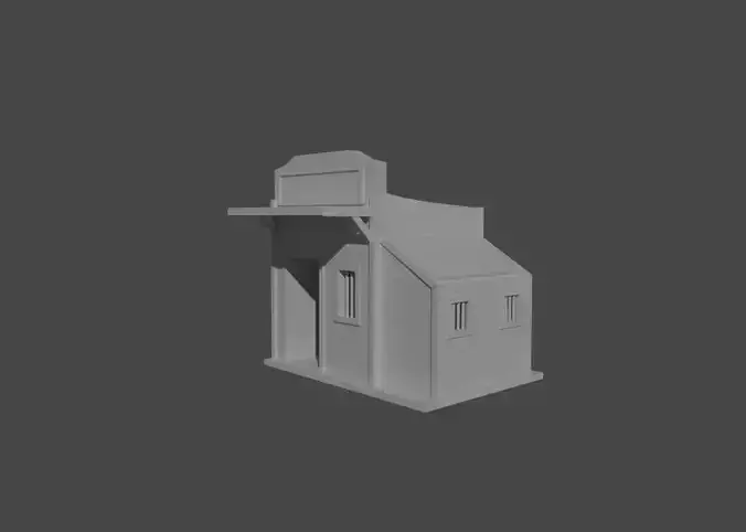 Wild West Jail 3D print model