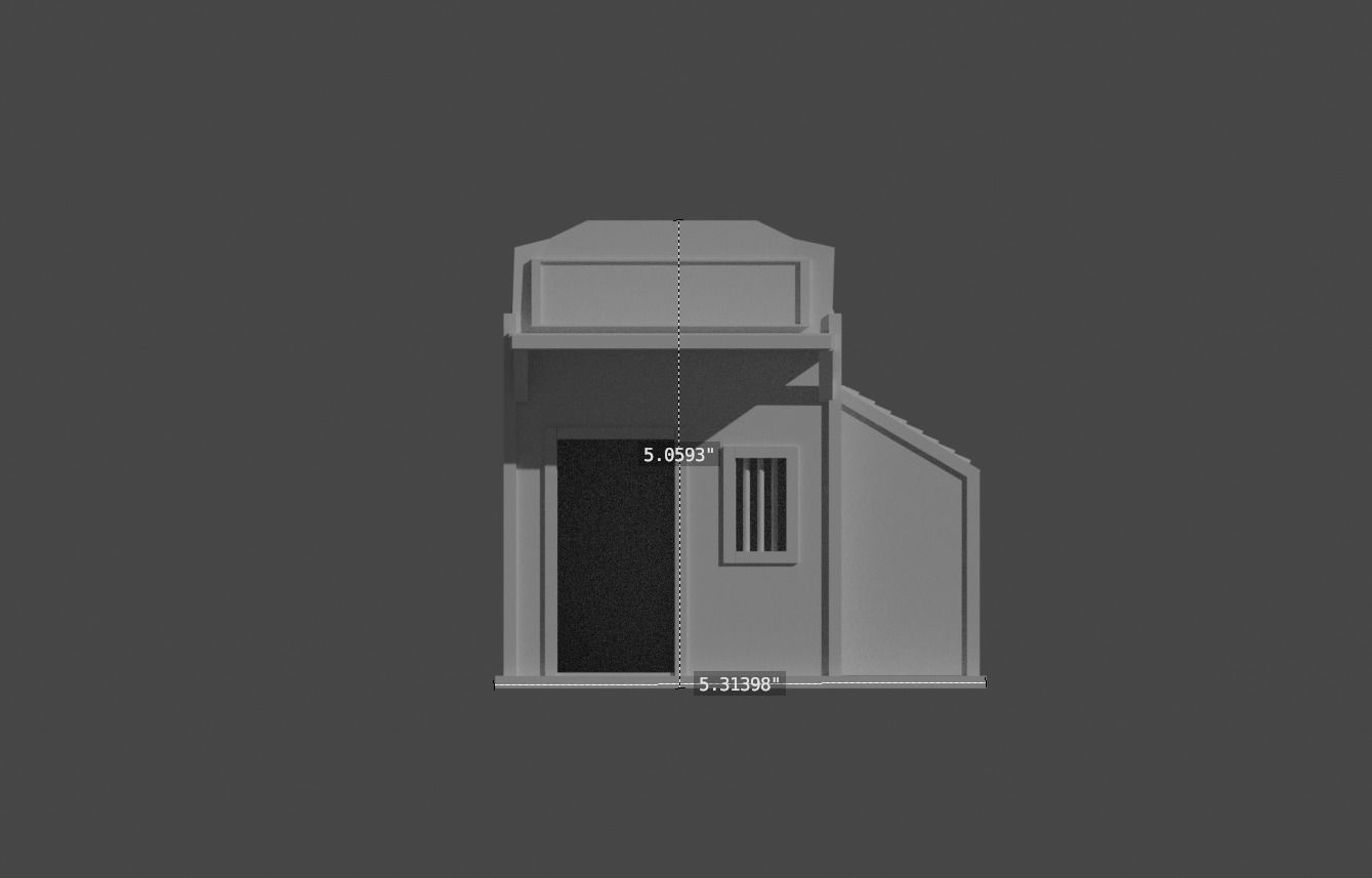 Wild West Jail 3D print model_2