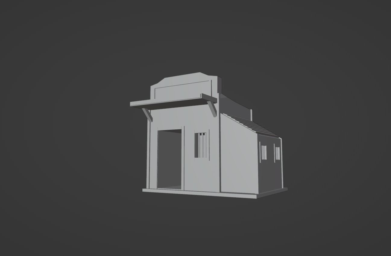 Wild West Jail 3D print model_8