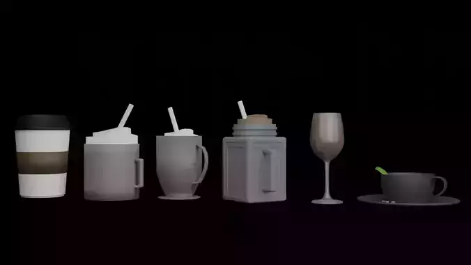 Cups asset pack