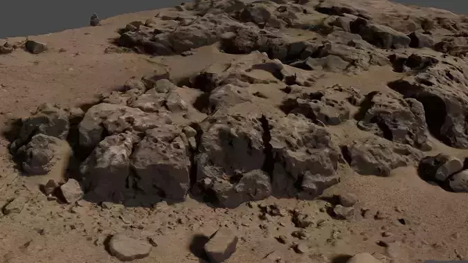 Rocksurface04 3D model