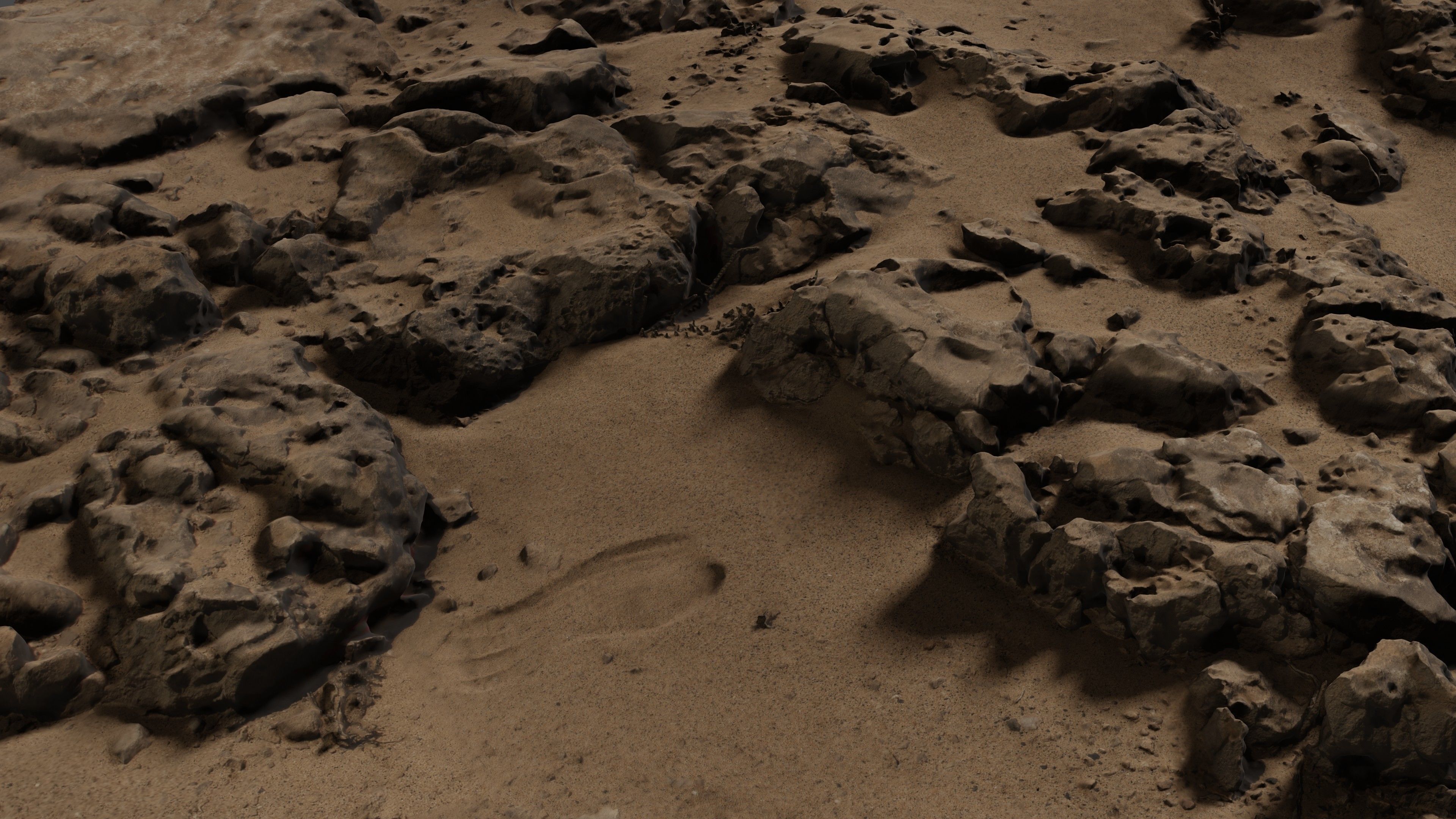 Rocksurface04 3D model_5