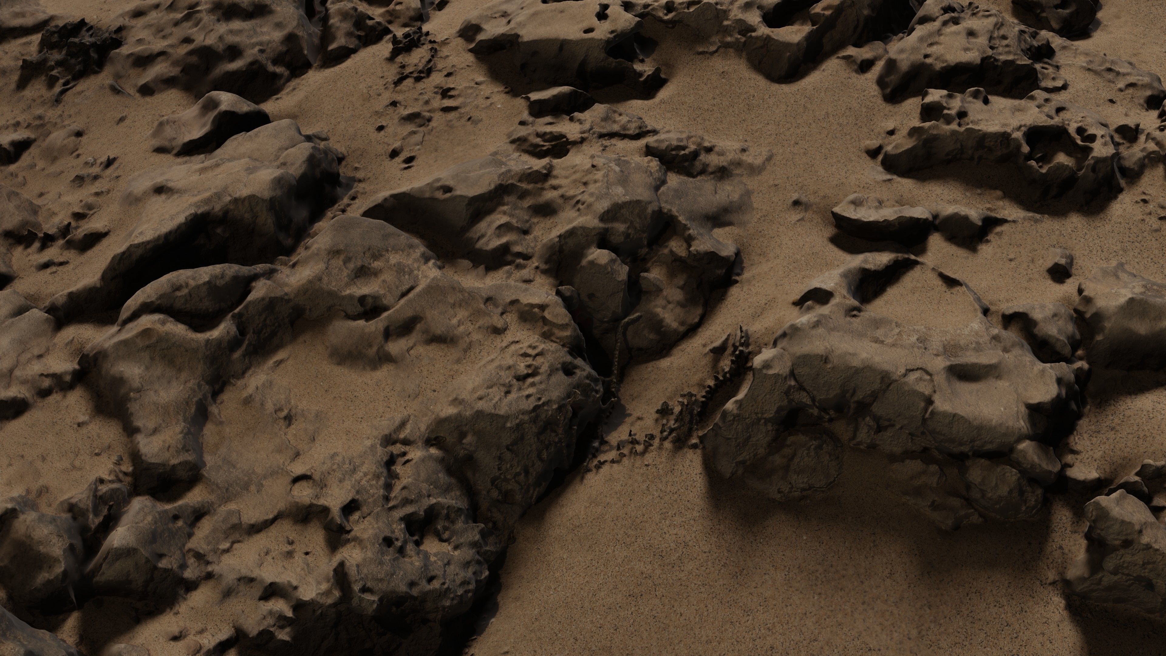 Rocksurface04 3D model_7