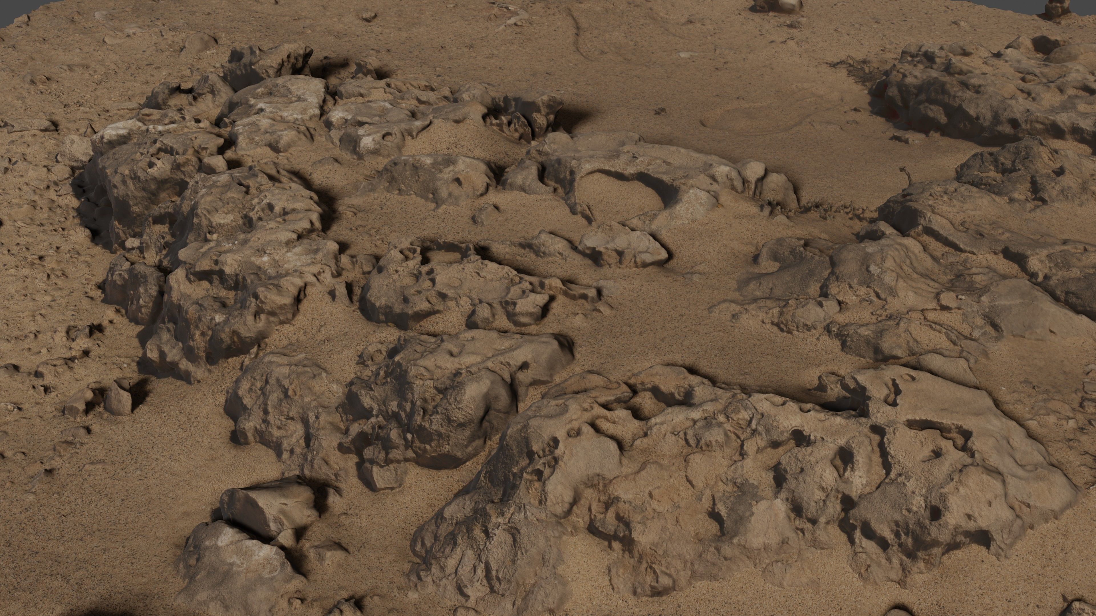 Rocksurface04 3D model_2