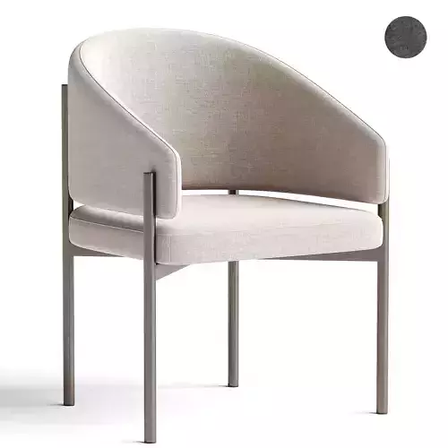 Solana Dining Chair Low-poly 3D model