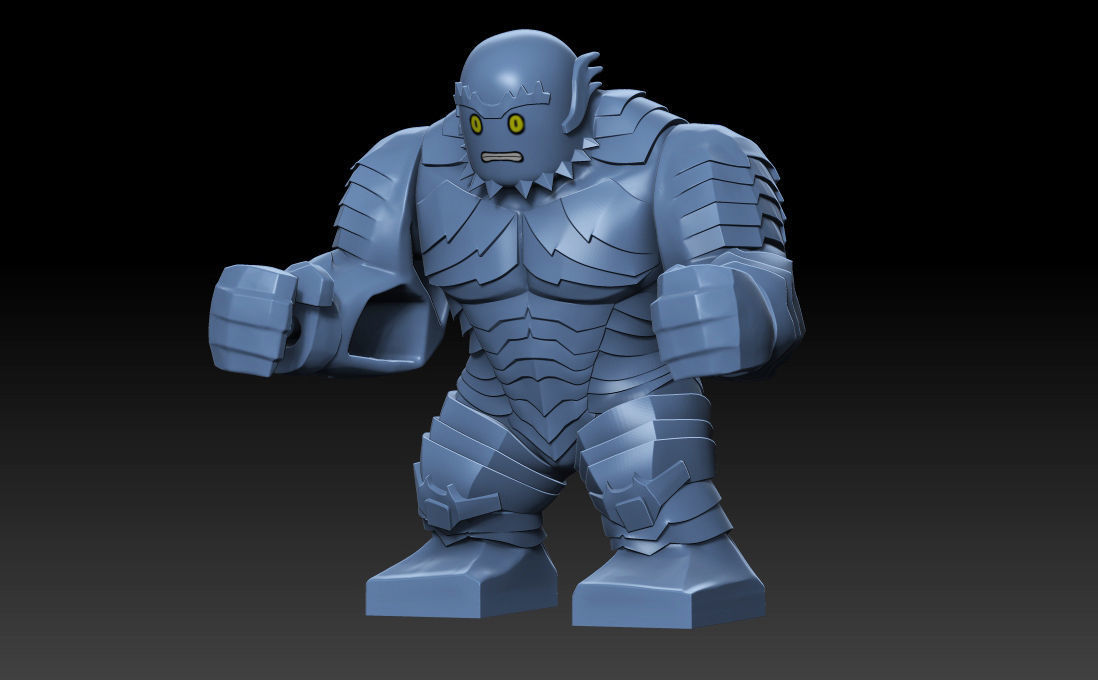 A bomb big lego figure 3D print model_1