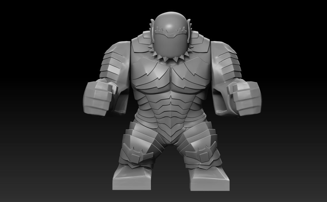 A bomb big lego figure 3D print model_2