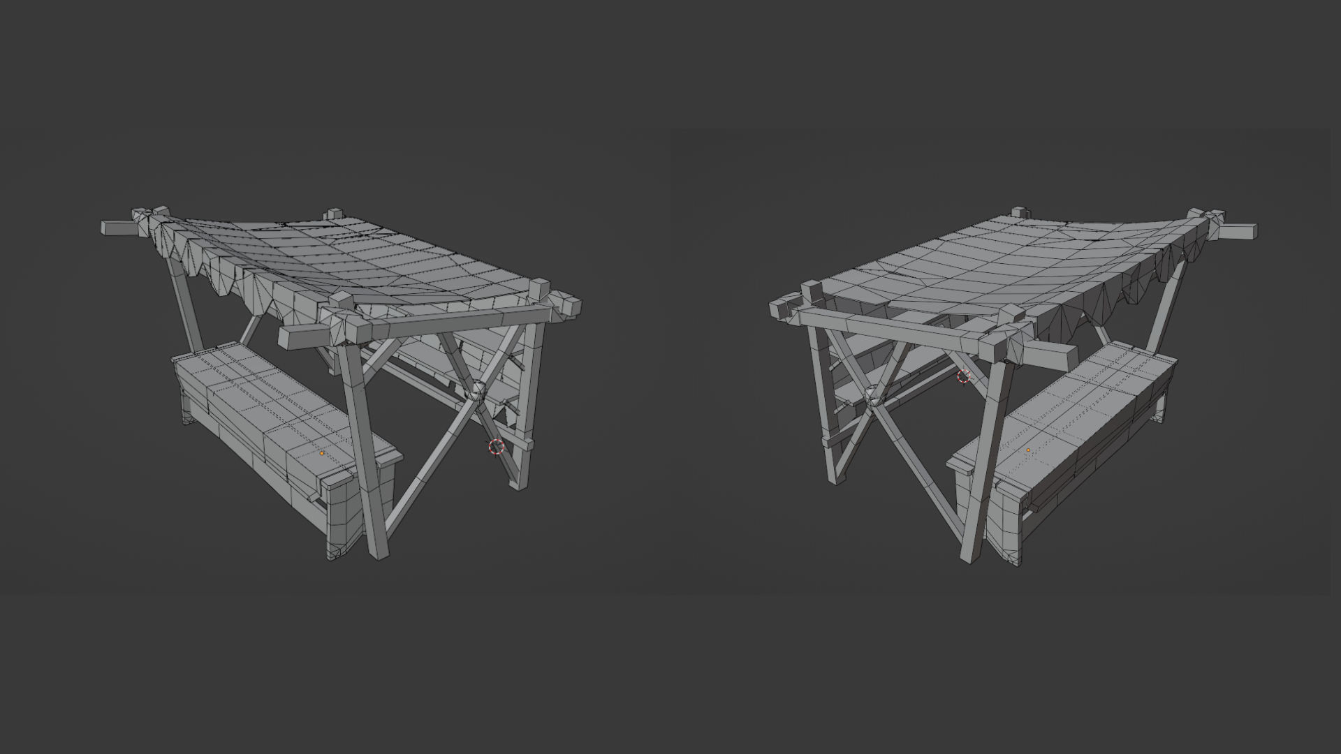 stalls pack 3D model_11