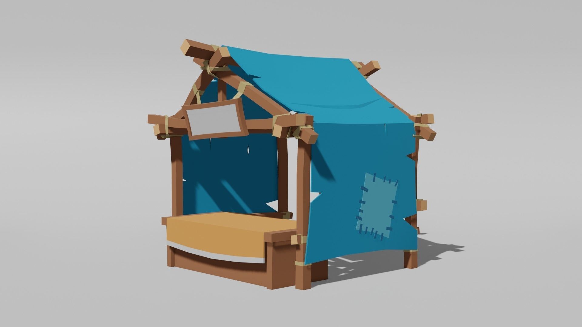 stalls pack 3D model_4