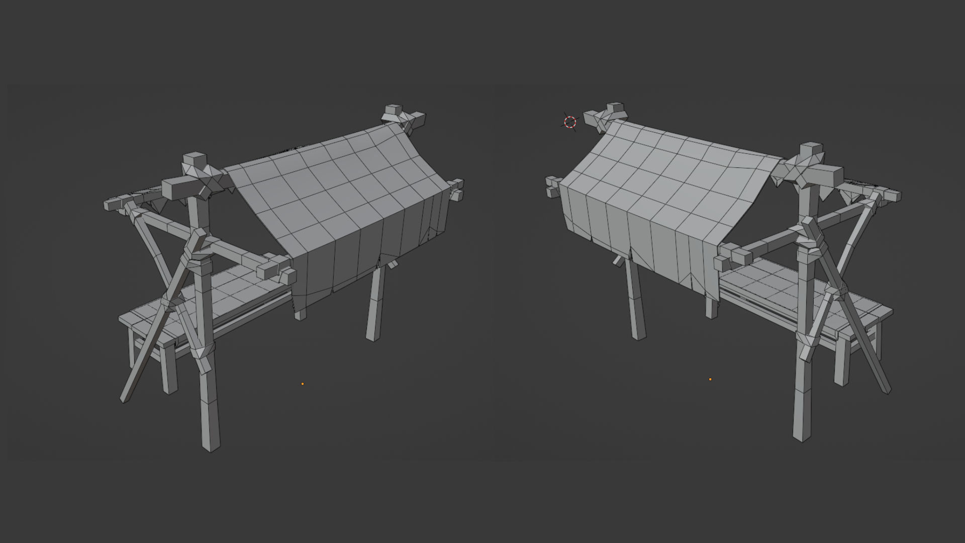 stalls pack 3D model_9