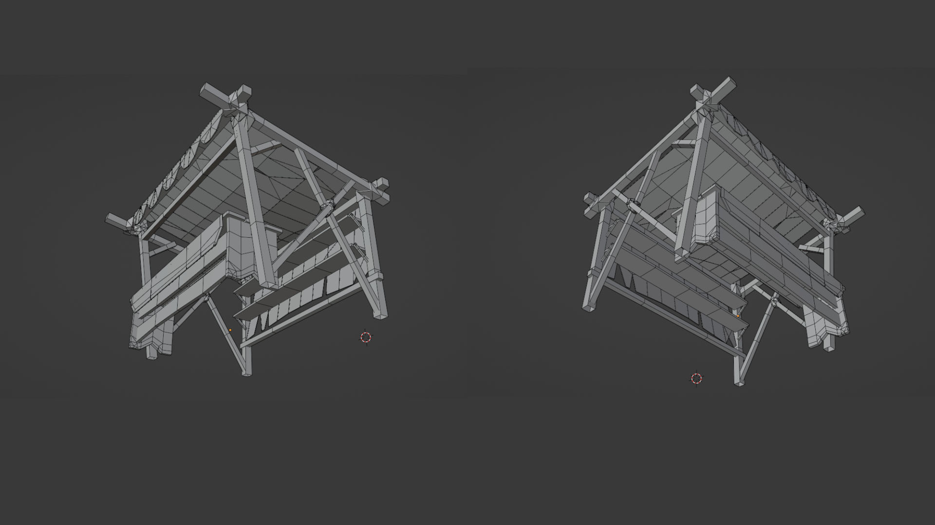 stalls pack 3D model_10
