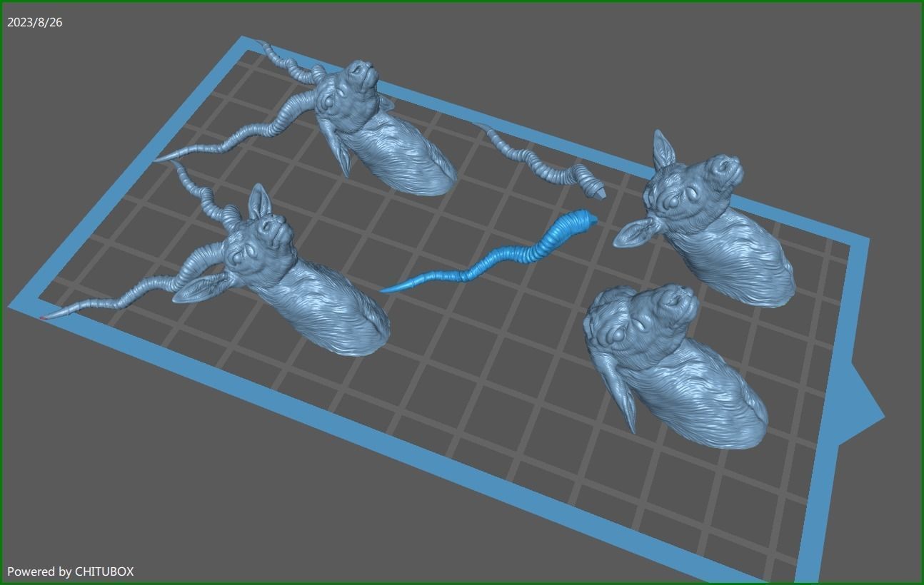 Blackbuck antelope bust 3D print model_29